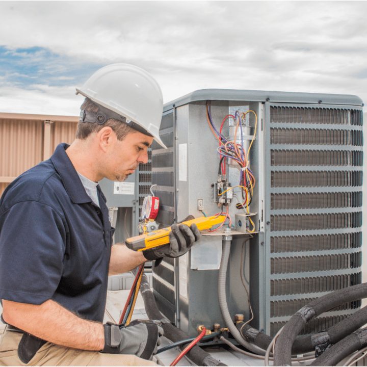 Leamington Duct Cleaning certified duct cleaning technician on a service call in Leamington, Ontario